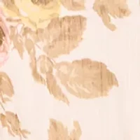 Petite Long Sleeve Tiered Ruffle Maxi Dress