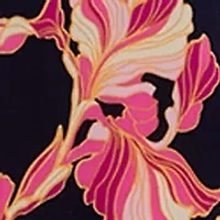 Petite V-Neck Twist Front Midi Dress