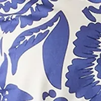 Petite Long Sleeve Tie Waist Dress with Godets