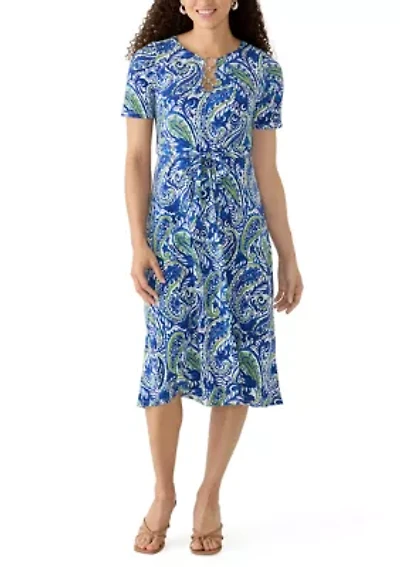 Petite Three Ring Midi Dress