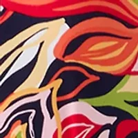 Petite Collard V-Neck Zip Up Midi Dress