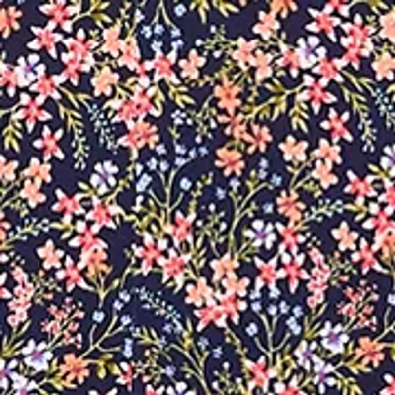 Petite Surplice Empire Waist Dress