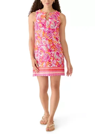 Petite Sleeveless Three Ring Dress
