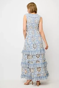 Tiered Lace Maxi Dress