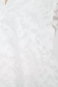 Roll-Tab Lace Blouse