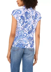Women's Short Sleeve Surplus Top