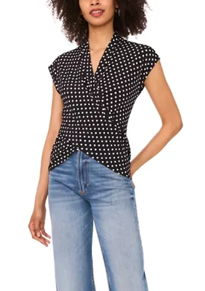 Women's Short Dolman Sleeve Surplus Top