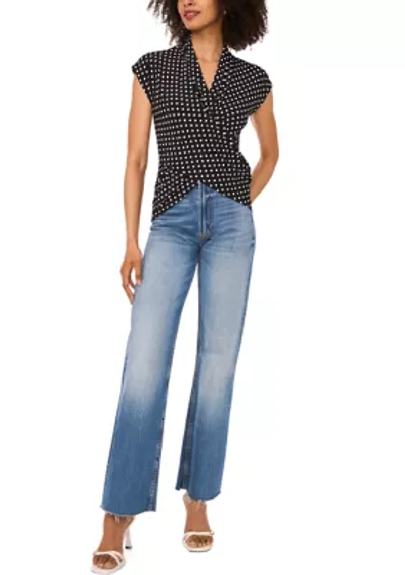 Women's Short Dolman Sleeve Surplus Top