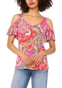 Women's Cold Shoulder Top
