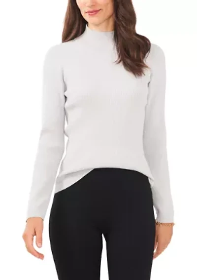 Women's Lurex Turtleneck Sweater