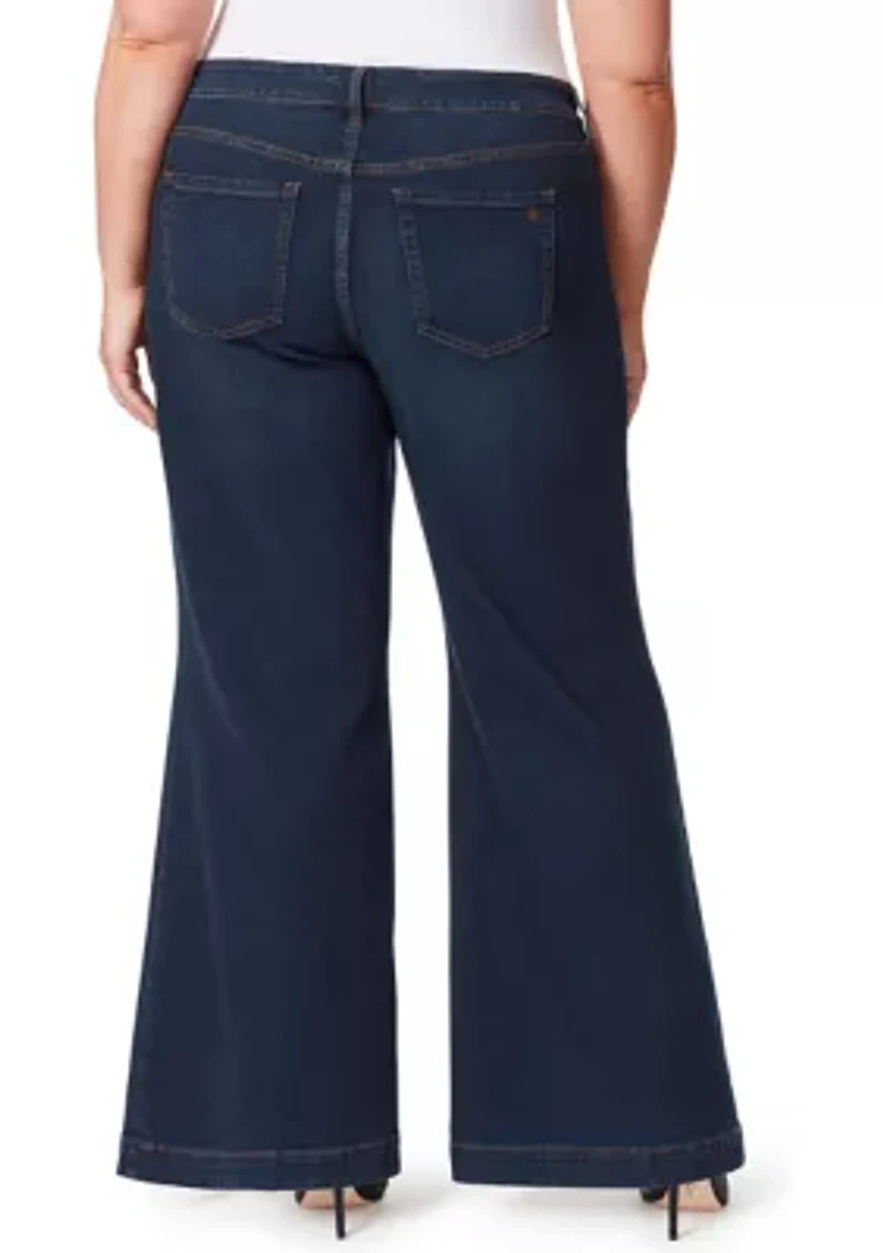 Curvy True Love Wide Leg Trousers
