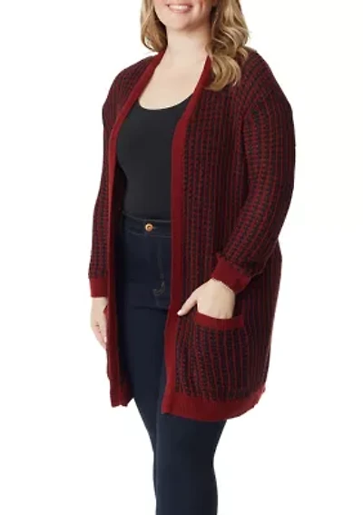 Plus Open Cardi Sterling Sweater