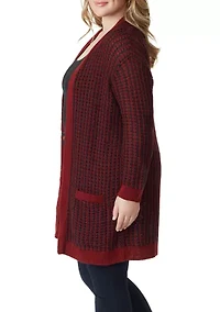 Plus Open Cardi Sterling Sweater