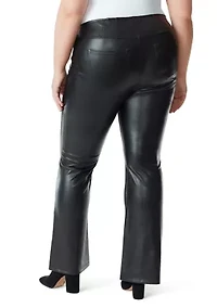 Plus Pull On Flare Jeans