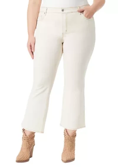 Curvy Charmed Ankle Flare Jeans