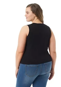 Plus Astrid Cropped Tank Top