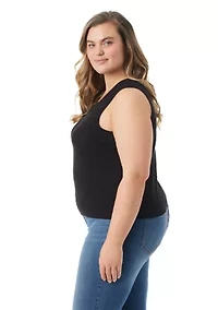 Plus Astrid Cropped Tank Top