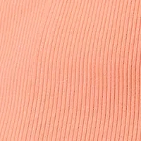 Plus Ribbed Knit Corset Detail Top