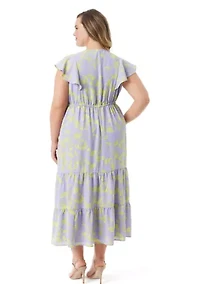 Plus Naomi Floral Dress