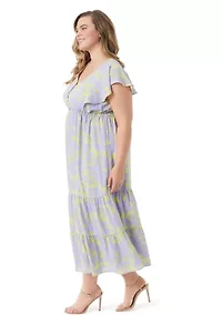 Plus Naomi Floral Dress