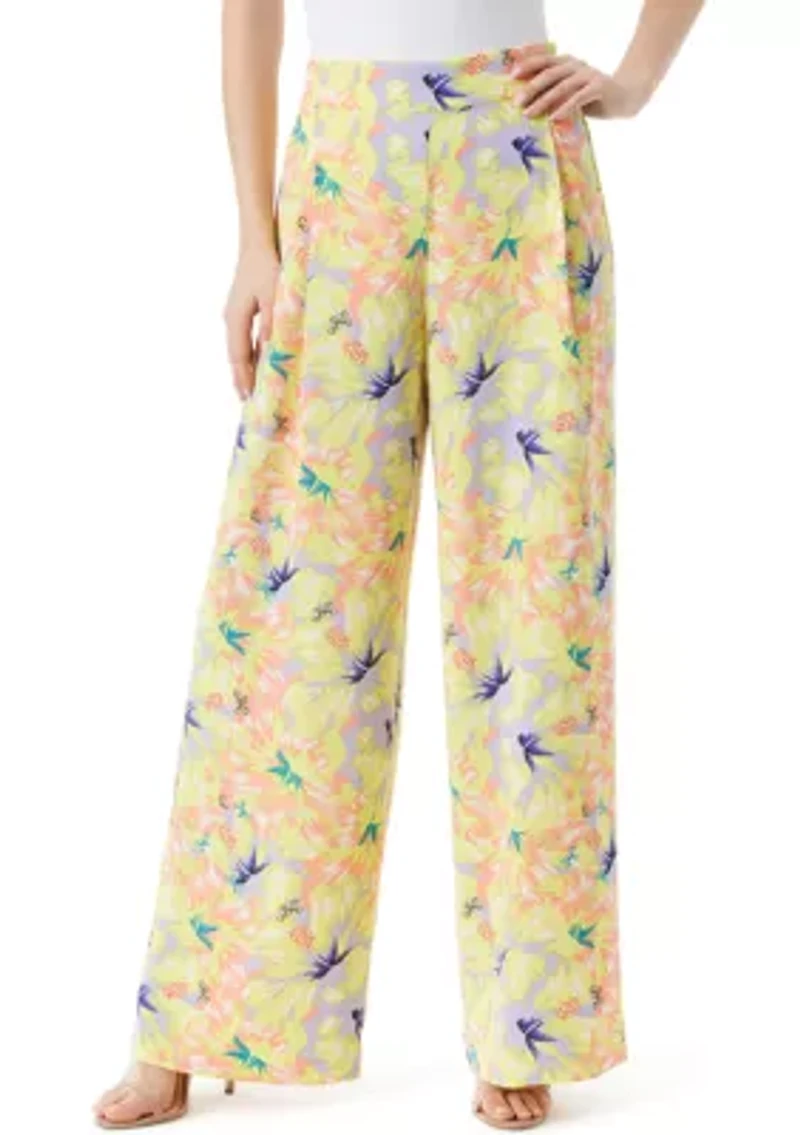 Winnie Printed Wide Leg Soft Pants