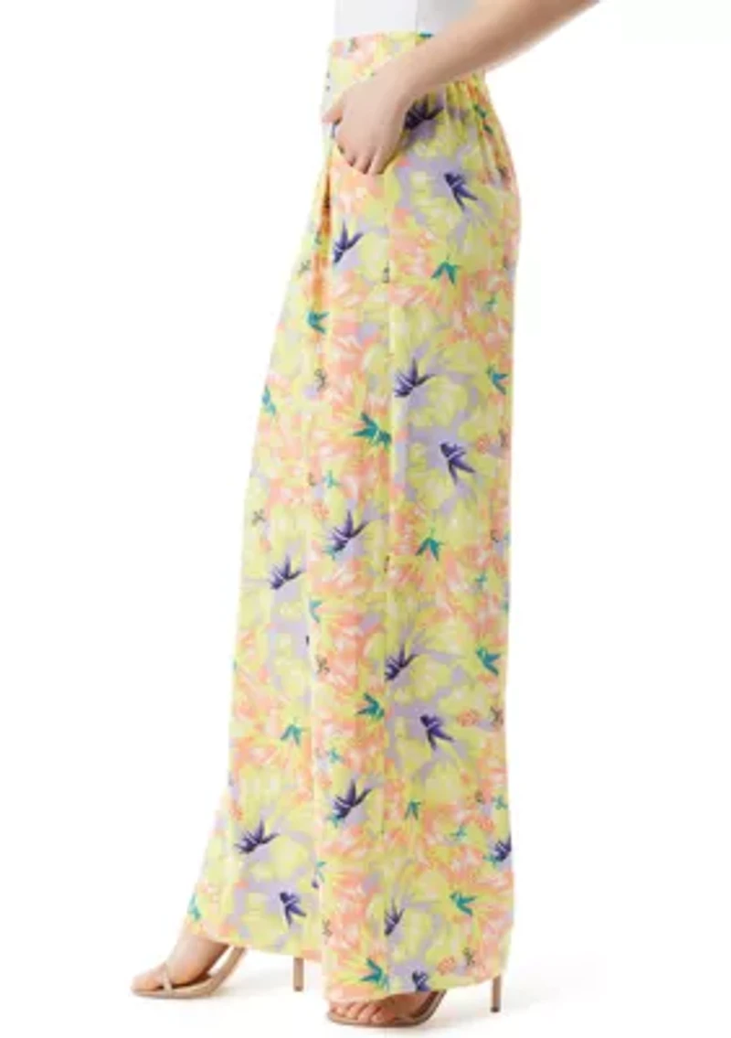 Winnie Printed Wide Leg Soft Pants