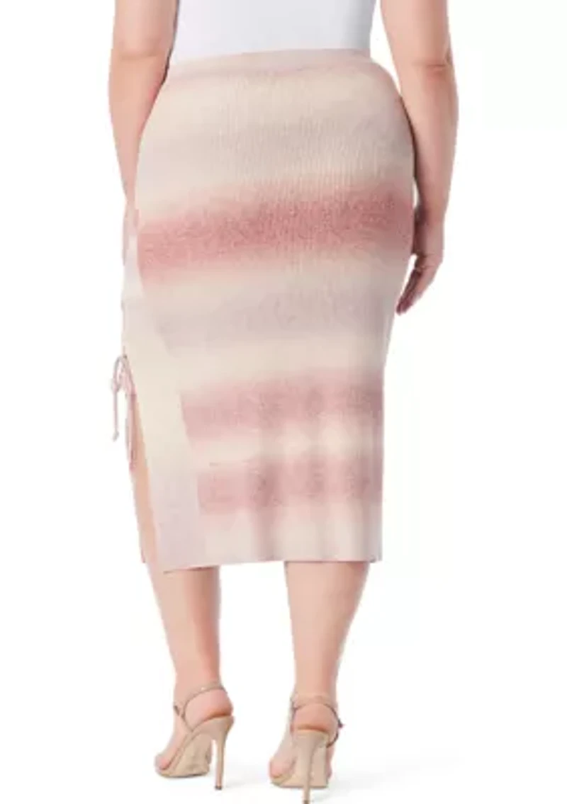 Plus Loti Ribbed Skirt