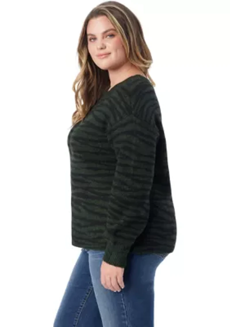 Plus Portia Long Sleeve Sweater