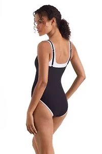 Layered Solids Drift One Piece Swimsuit