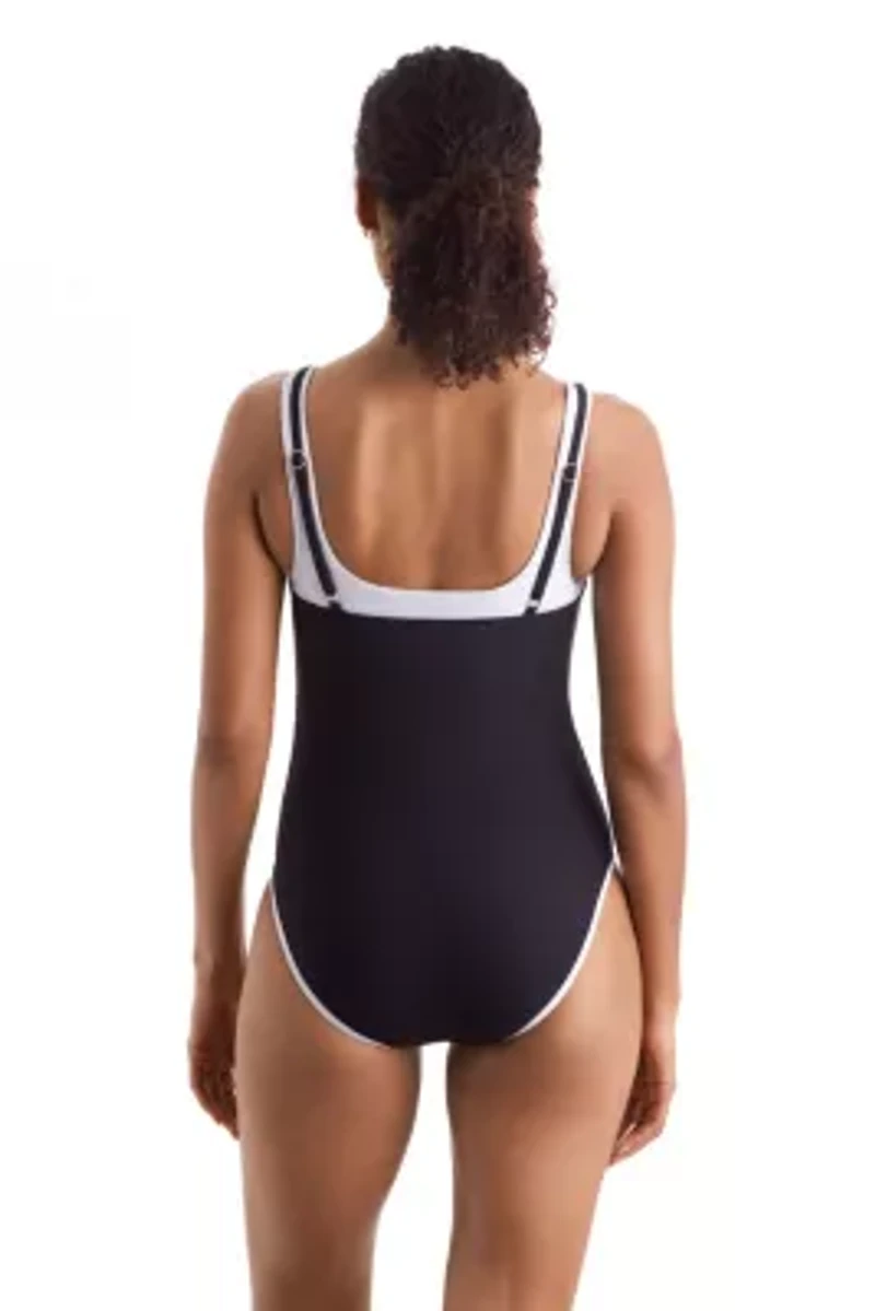 Layered Solids Drift One Piece Swimsuit