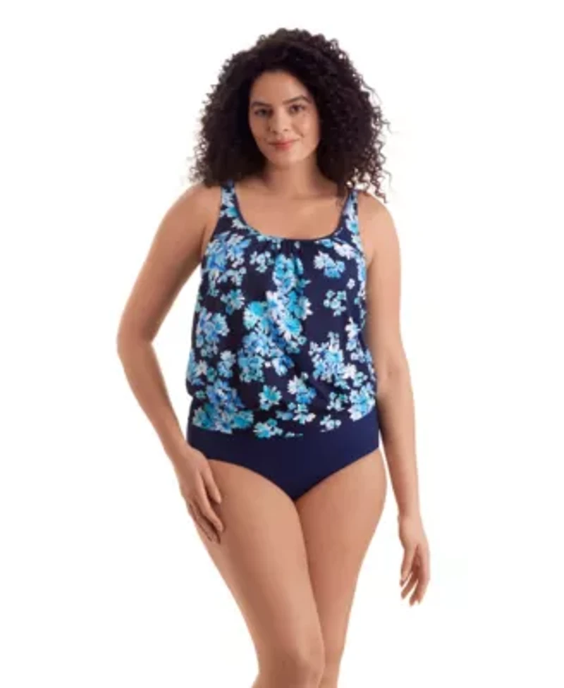 Shirred Neck Blouson