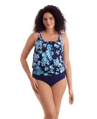 Shirred Neck Blouson