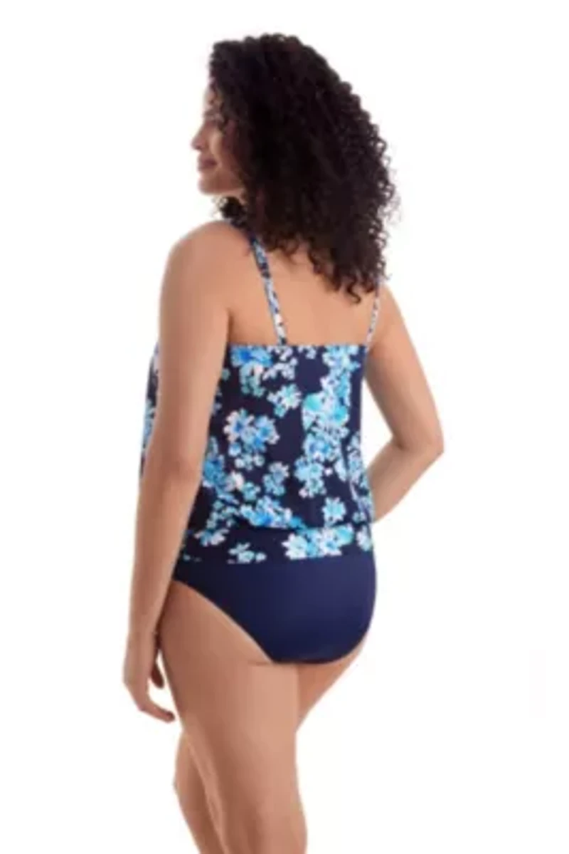 Shirred Neck Blouson