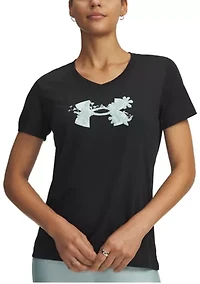 Women's Tech Solid Graphic Short Sleeve