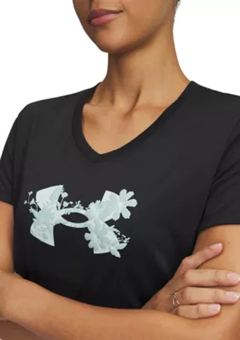 Women's Tech Solid Graphic Short Sleeve