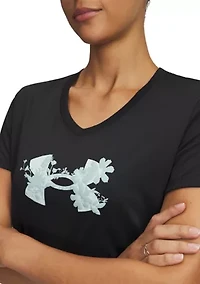 Women's Tech Solid Graphic Short Sleeve