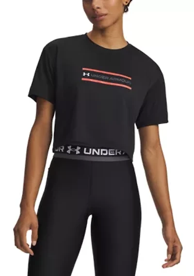 Women's Tech Branded Crop Short Sleeve