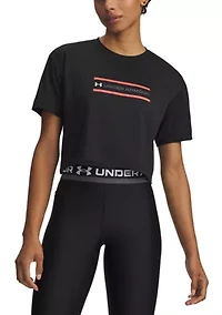 Women's Tech Branded Crop Short Sleeve