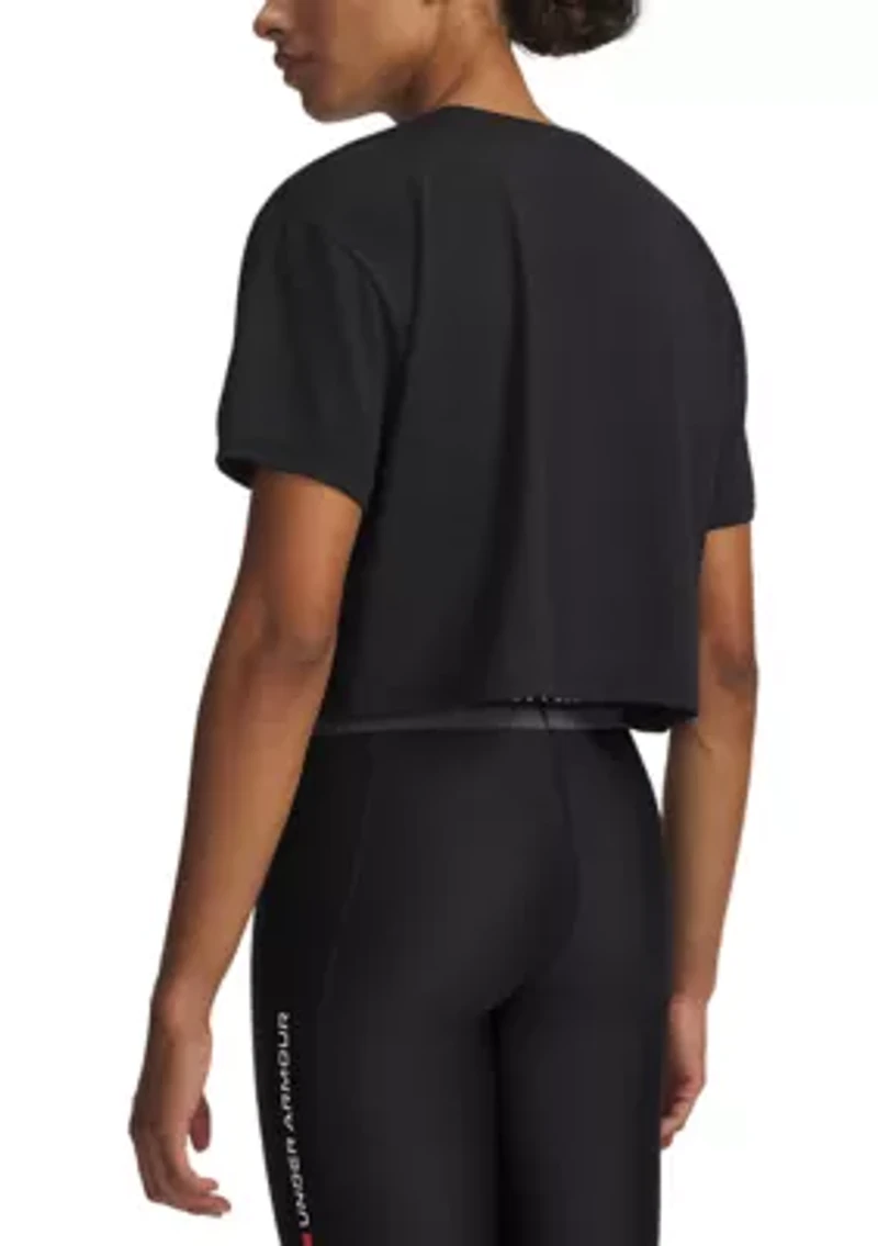 Women's Tech Branded Crop Short Sleeve