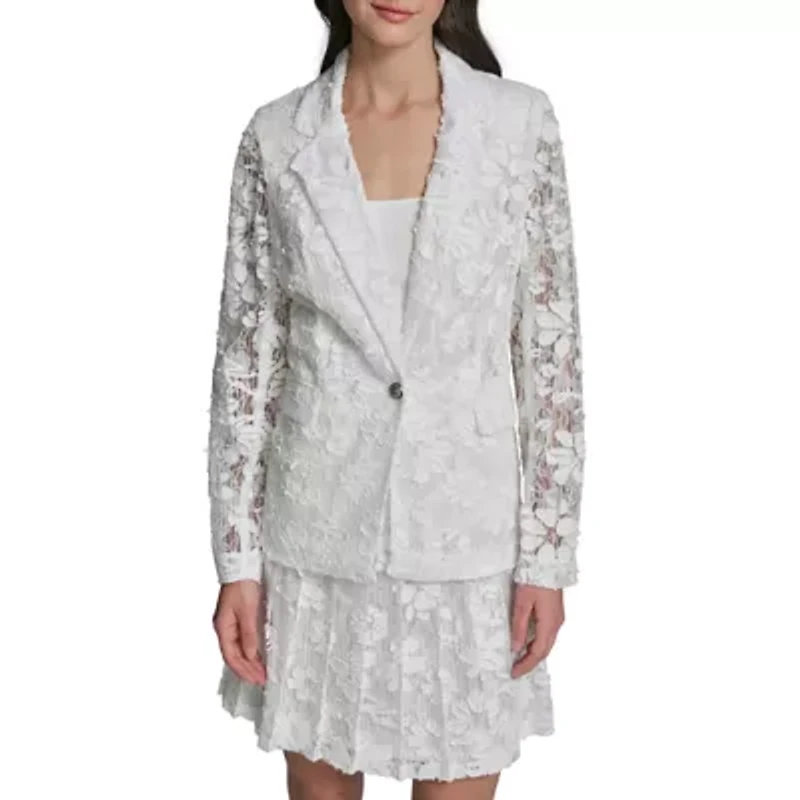 Lace Floral Blazer