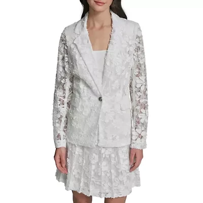 Lace Floral Blazer