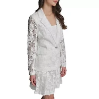 Lace Floral Blazer
