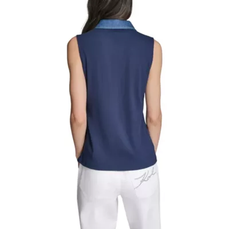 Denim Trim Knit