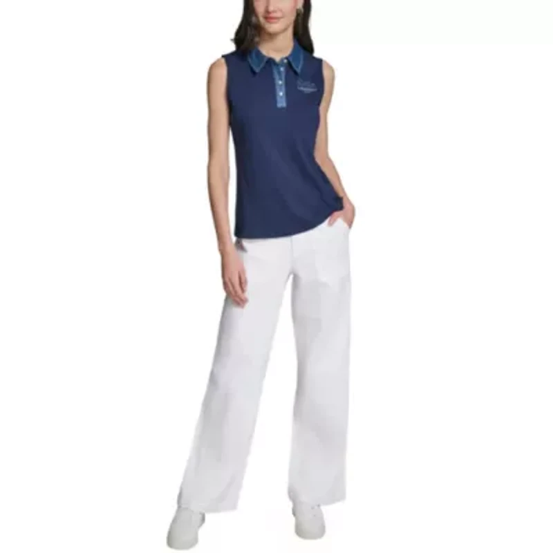 Denim Trim Knit