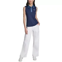 Denim Trim Knit