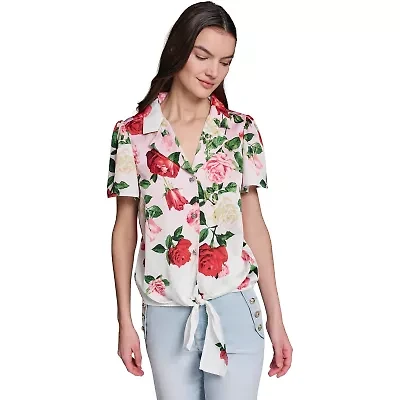 Front Tie Blouse