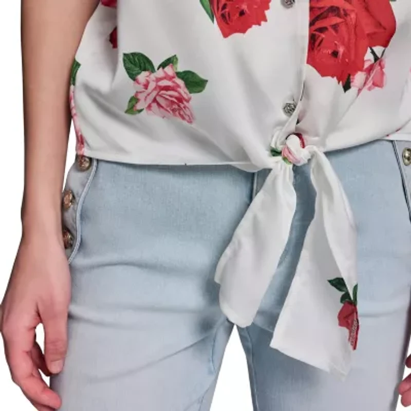 Front Tie Blouse