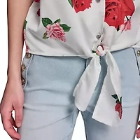 Front Tie Blouse
