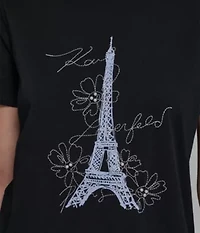 Flower Eiffel Tower Tee