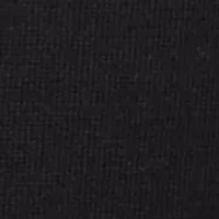 Plus Border Stripe Sweater with Detachable Necklace